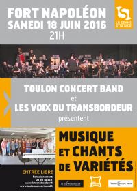 Concert Musique et chants de variétés (gratuit). Le samedi 18 juin 2016 à La Seyne sur Mer. Var.  21H00
